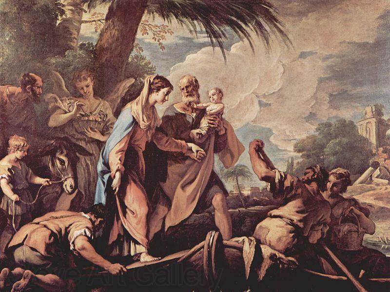 Sebastiano Ricci Flucht nach Aypten